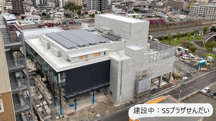 SSプラザせんだい建設中2020年10月頃